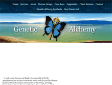 Tablet Screenshot of geneticalchemy.com